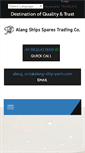 Mobile Screenshot of alang-ship-parts.com
