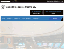 Tablet Screenshot of alang-ship-parts.com